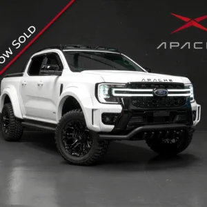 Front corner of a Ford Ranger with an Apache bodykit