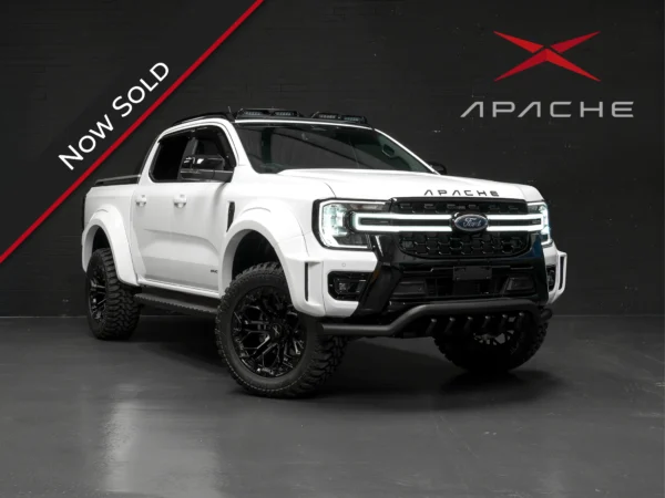 Front corner of a Ford Ranger with an Apache bodykit